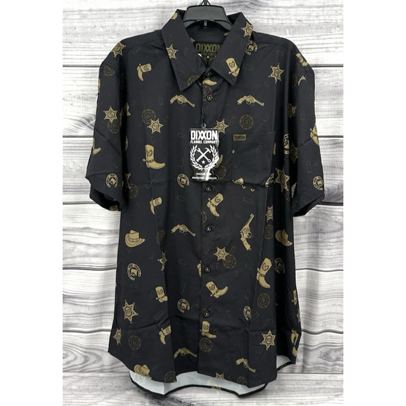 DIXXON Other - Dixxon Flannel Co Button Up Men's Party Shirt, "The 1876", Size Medium, NWT
